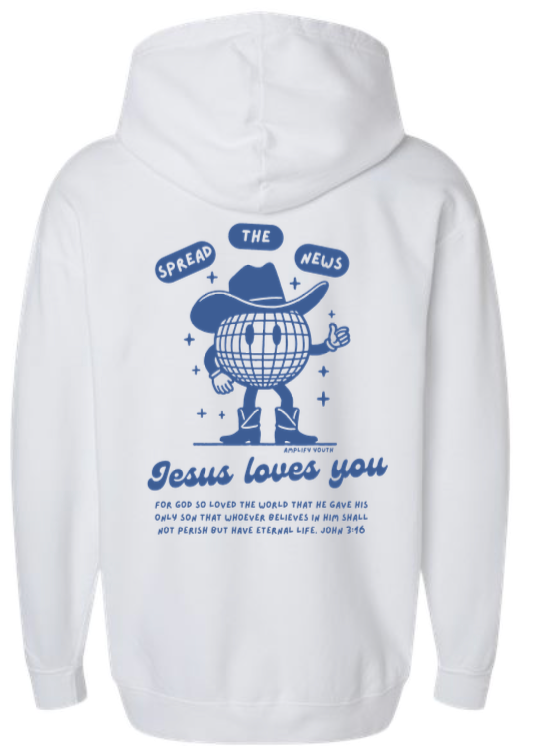 Comfort Colors Hoodie- Jesus Loves You